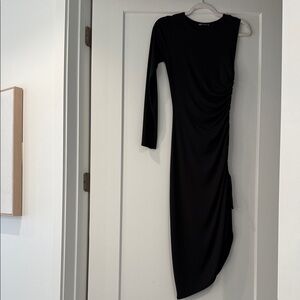 Zara Black Long Sleeve Dress